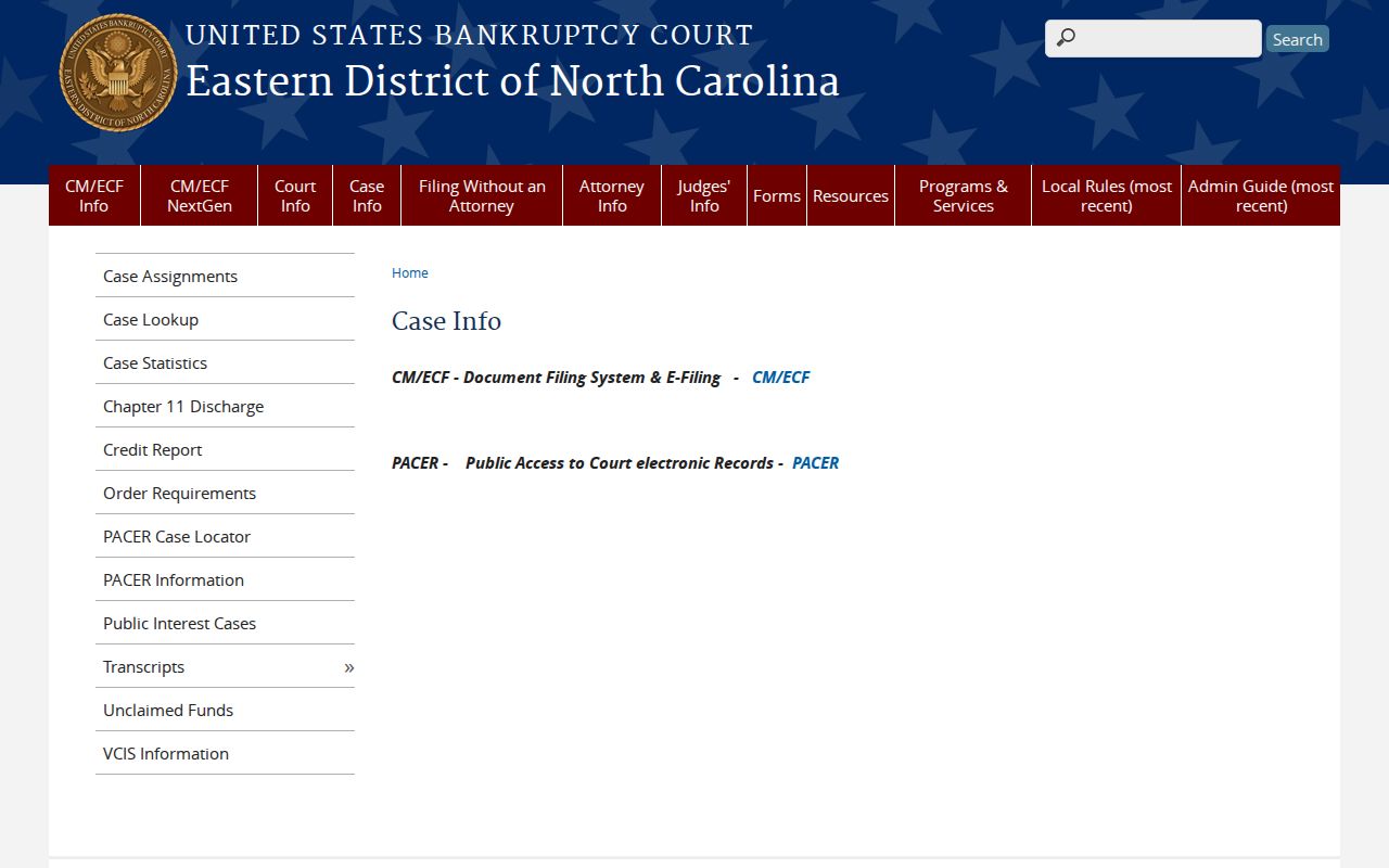 Granville County court records federal court information distinction