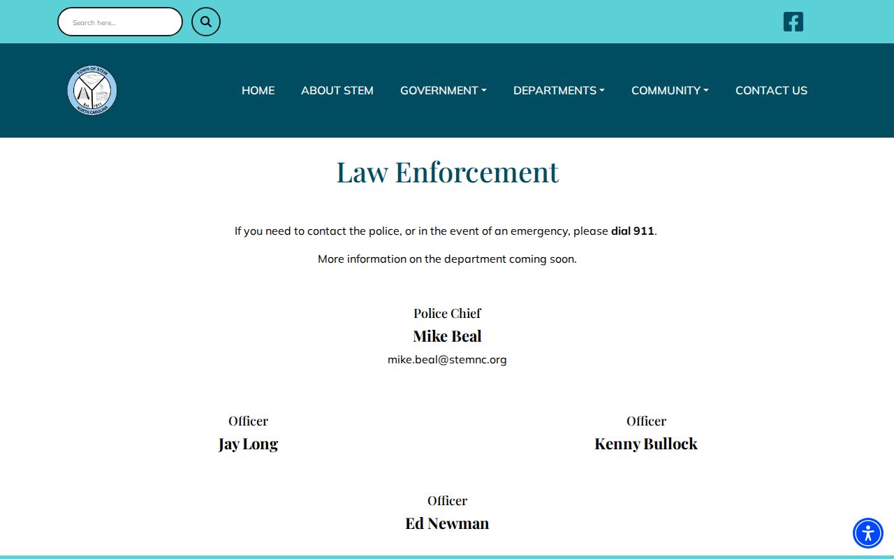 Stem court docket town law enforcement office source